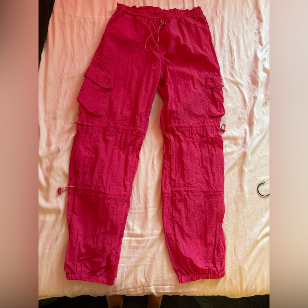 Hot Pink Cargo Pants